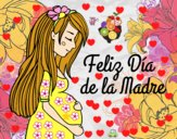 Mamá embarazada en el día de la madre