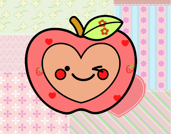 Manzana corazón