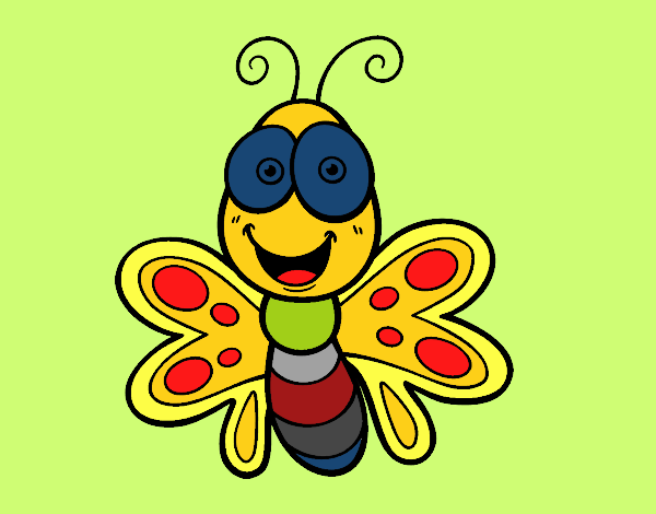 Mariposa sonriente