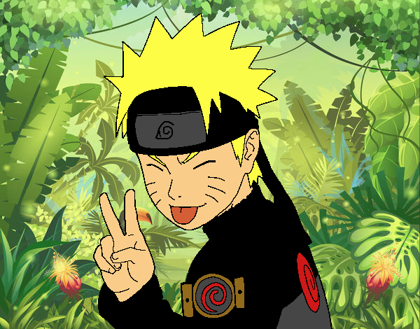 Naruto sacando lengua