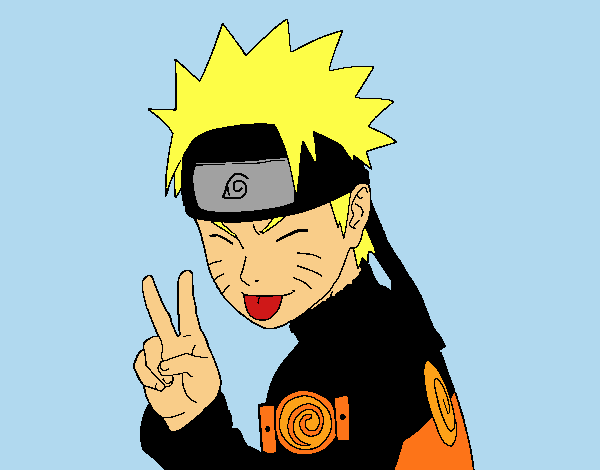 Naruto sacando lengua