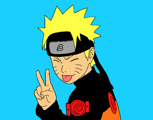 Naruto sacando lengua