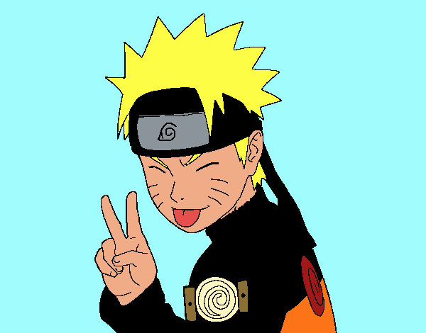 Naruto sacando lengua