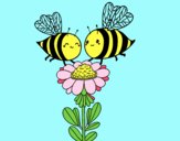 Pareja de abejas