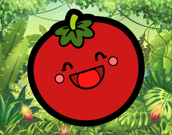 Tomate sonriente