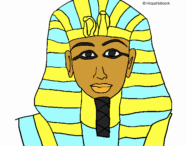Dibujo de Tutankamon pintado por en  el día 27-03-21 a las  18:00:48. Imprime, pinta o colorea tus propios dibujos!