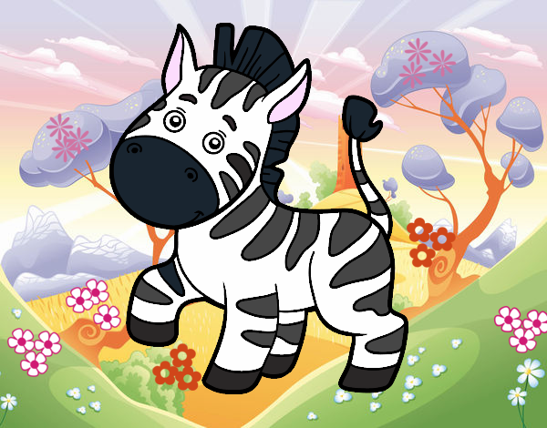 zebra kawaii