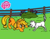 Applejack y Winona