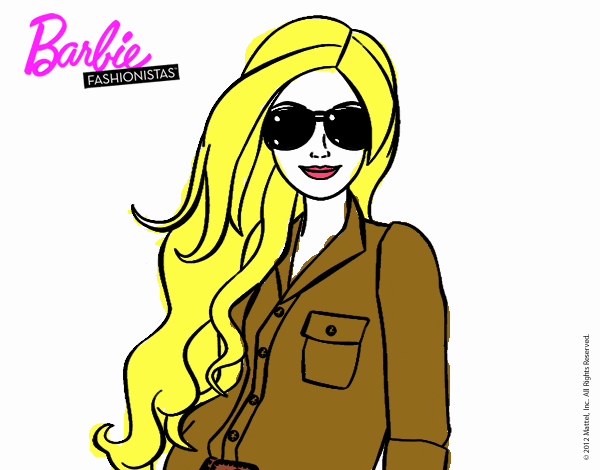 Barbie con gafas de sol