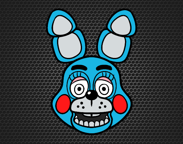 Cara de Toy Bonnie de Five Nights at Freddy's