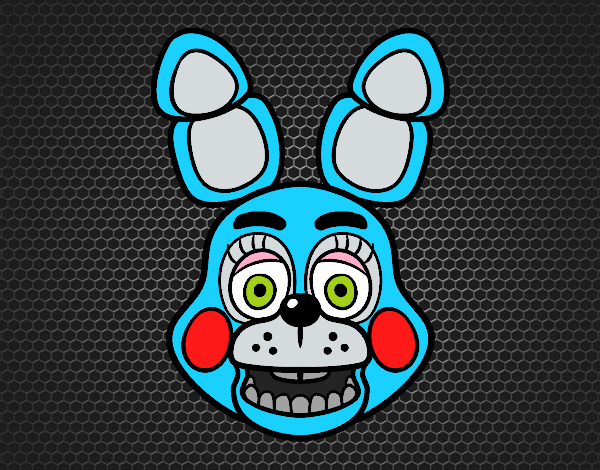 Cara de Toy Bonnie de Five Nights at Freddy's