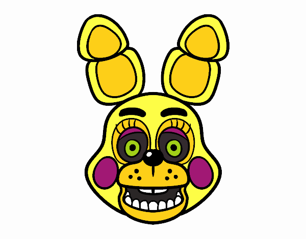 Cara de Toy Bonnie de Five Nights at Freddy's