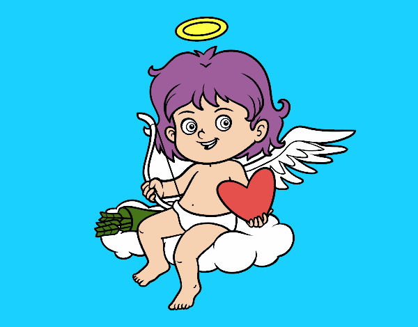 Cupido en una nube