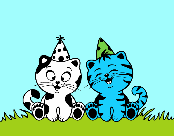 Gatos de cumpleaños