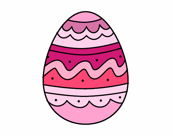 Dibujo de Huevo del día de Pascua pintado por en  el día  01-04-21 a las 18:07:56. Imprime, pinta o colorea tus propios dibujos!