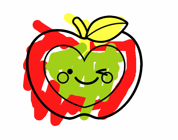 Manzana corazón