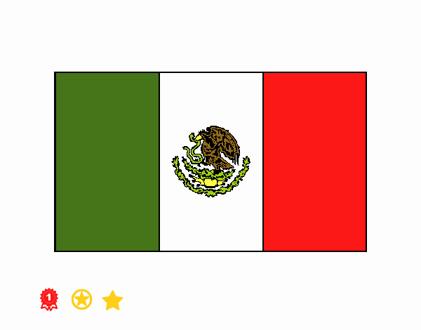 la bandera de mexico 