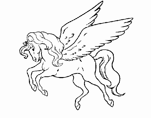 Pegaso volando