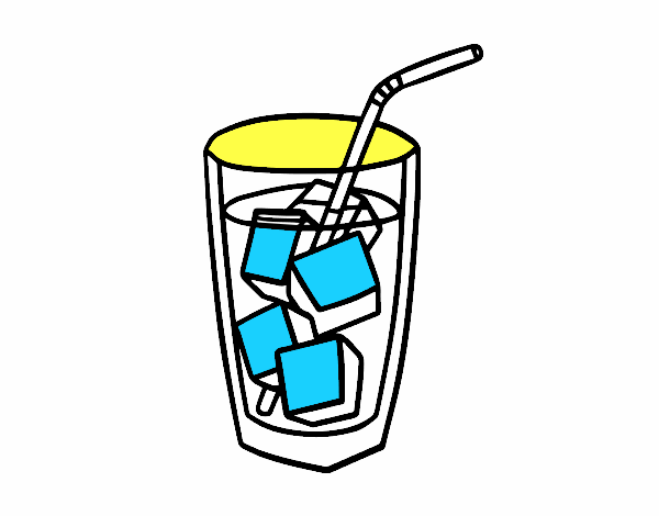 Un vaso de refresco