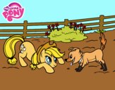 Applejack y Winona