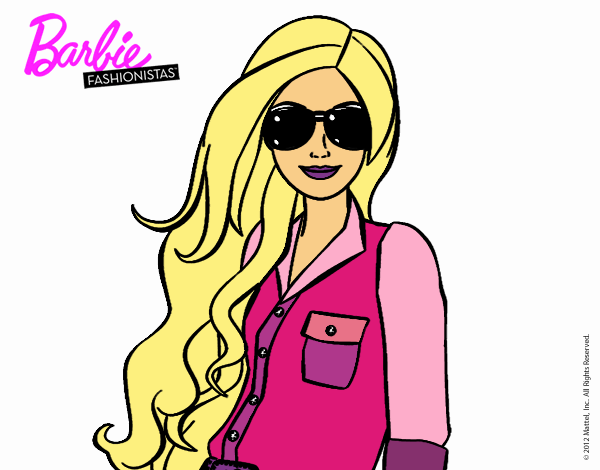 Barbie con gafas de sol