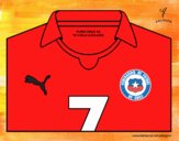 Camiseta del mundial de fútbol 2014 de Chile