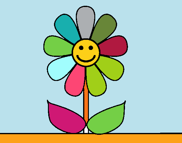 Dibujo de Flor de primavera pintado por en Dibujos.net el día 08-04-21 a  las 10:24:06. Imprime, pinta o colorea tus propios dibujos!