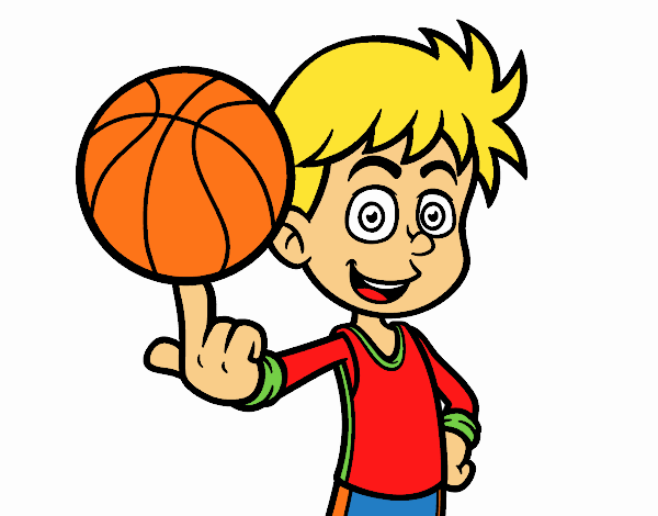 Jugador de baloncesto junior