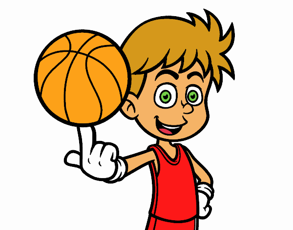 Jugador de baloncesto junior