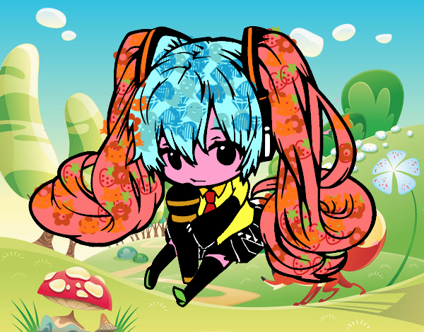 Miku Chibi vocaloid