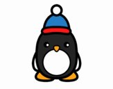 Pingüino navideño