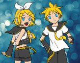 Rin y Len Kagamine Vocaloid