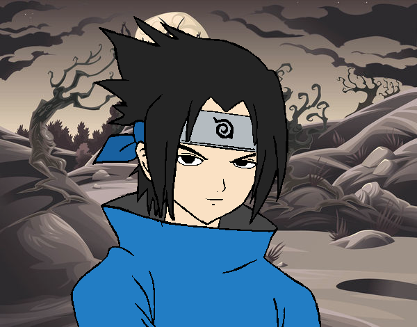 Sasuke enfadado