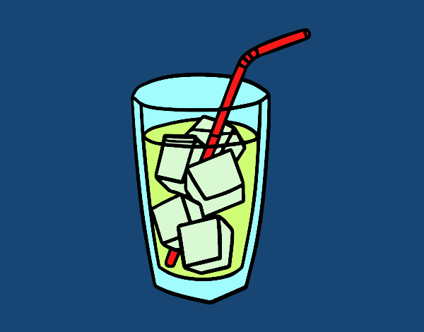 Un vaso de refresco