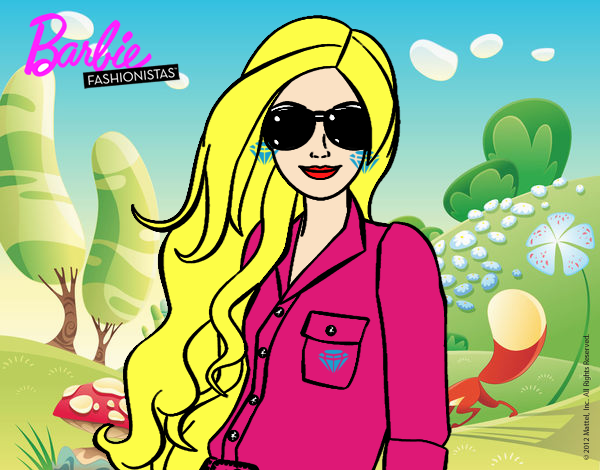 Barbie con gafas de sol