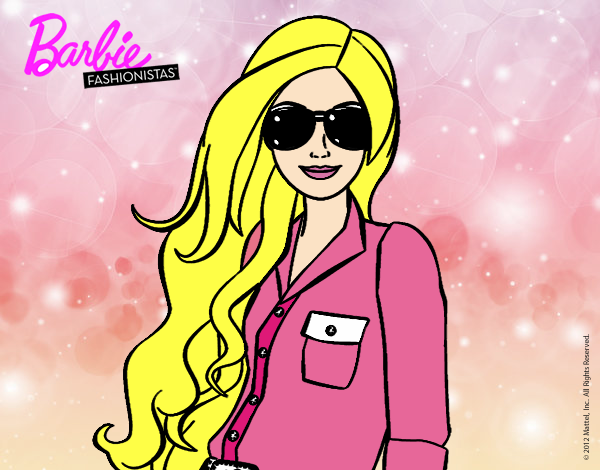 Barbie con gafas de sol