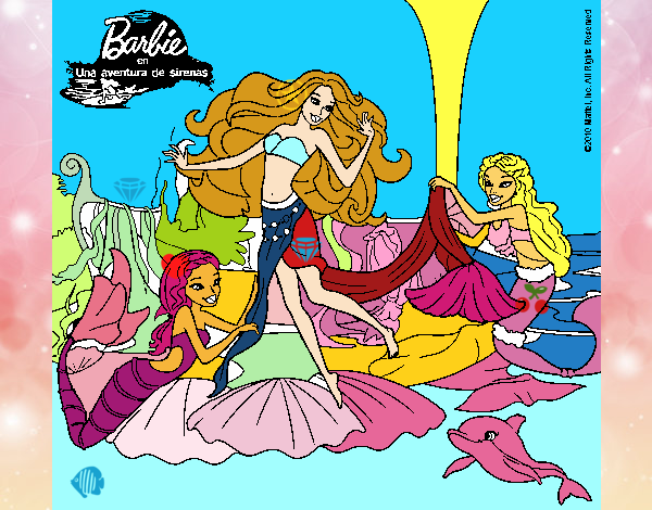 Barbie con sirenas