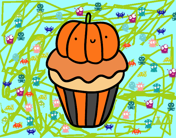 Halloween cupcake