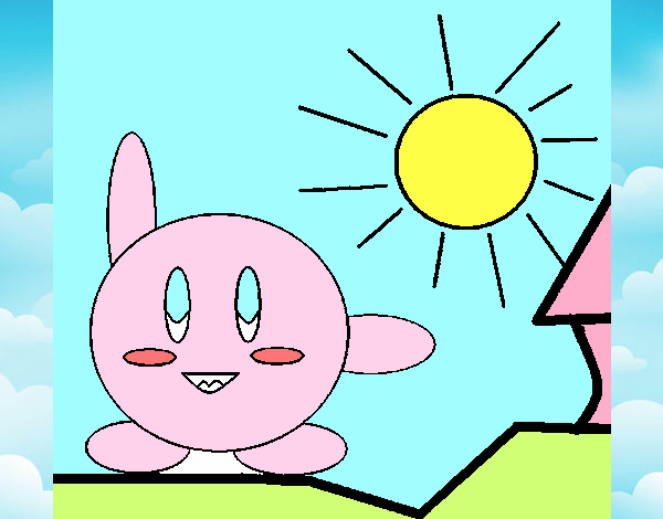 Kirby en un día soleado