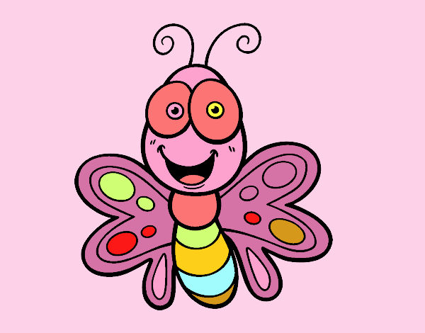 Mariposa sonriente