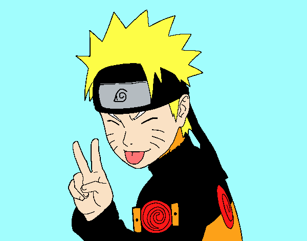 Naruto sacando lengua