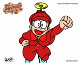 Nobita Holmes volando