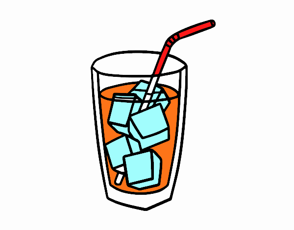 Un vaso de refresco