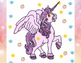 Unicornio con alas