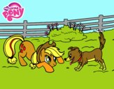 Applejack y Winona