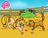 Applejack y Winona