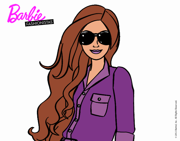 Barbie con gafas de sol