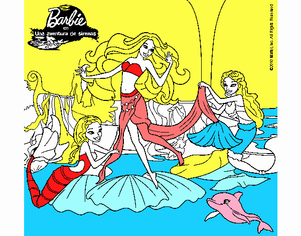 Barbie con sirenas