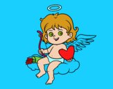 Cupido en una nube