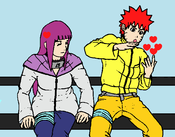 Hinata y Naruto